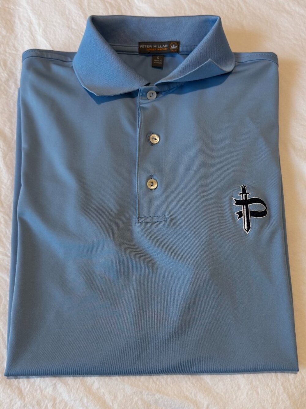 Peter Millar Summer Comfort Pace Academy Men's Polo Sz S